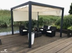 Nesling Pergola Aluminium Vrijstaand 3,19 X 4,19 Mtr.