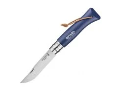 Opinel Zakmes Nr 08 Tradition Colorama Blauw Rvs-beukenhout