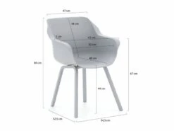 Hartman Tuinstoel Sophie Element Misty Grey -Tuin Hart Boutique 7 3 hartman diningstoel sophie element misty grey 11680006