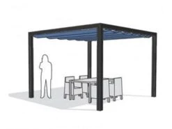 Nesling Pergola Aluminium Vrijstaand 3,19 X 4,19 Mtr. -Tuin Hart Boutique 7 4 nesling pergola aluminium vrijstaand5