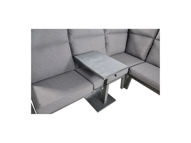 Lesli Living Bijzettafel Verstelbaar Bandol Negro 7 Lesli Living Bijzettafel Verstelbaar Bandol Negro - Afbeelding 5