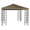 Paviljoendak Voor Alu (promo) Paviljoen 3 X 3 Donker Beige -Tuin Hart Boutique 8 0 los dak partytent paviljoen aluminium promo 3x3 donkerbeige 99276