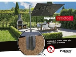 Platinum Parasolvoet Ingraafbaar -Tuin Hart Boutique 8 4 platinum parasolvoet ingraafbaar 6900