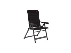 Crespo Kampeer Standen Stoel Ap-235 Air-deluxe Zwart Kleur 80