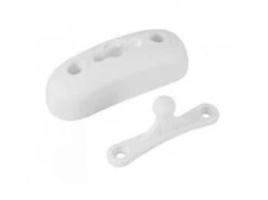 Fjord Outdoor Deurvanger 2-delig Met Kogelkop Wit