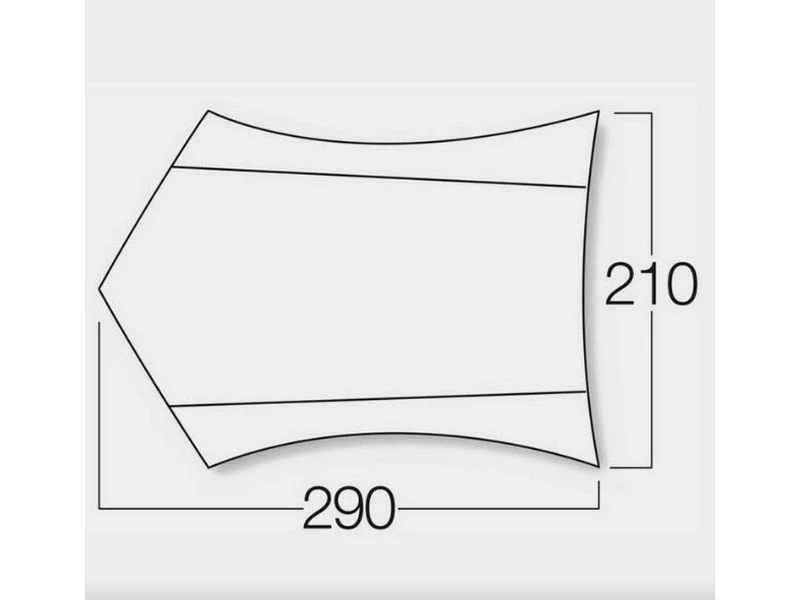 Vango Trek Tarp Groen 4 Vango Trek Tarp Groen - Afbeelding 2