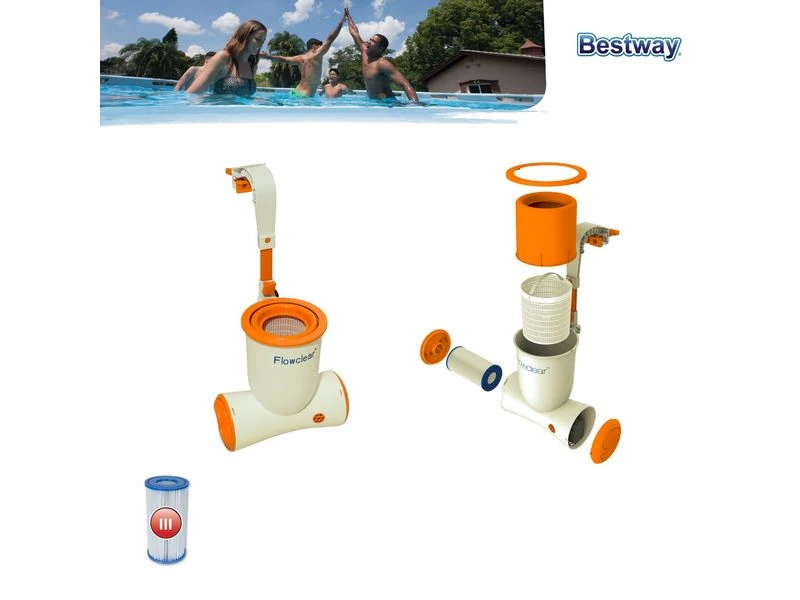 Bestway Flowclear Skimmerfilter Inhang 2,6 M³/u 7 Bestway Flowclear Skimmerfilter Inhang 2,6 M³/u - Afbeelding 5