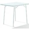 Sieger (camping) Tafel 80 X 60 Cm Wit. -Tuin Hart Boutique sieger campingtafel 80x60 wit 110 w