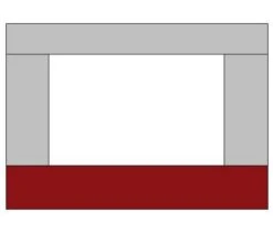 Te Velde Zijwand Voor Luifel 240 Cm 5 Kleuren -Tuin Hart Boutique tevelde caravan luifel zijwand 240 bordo6