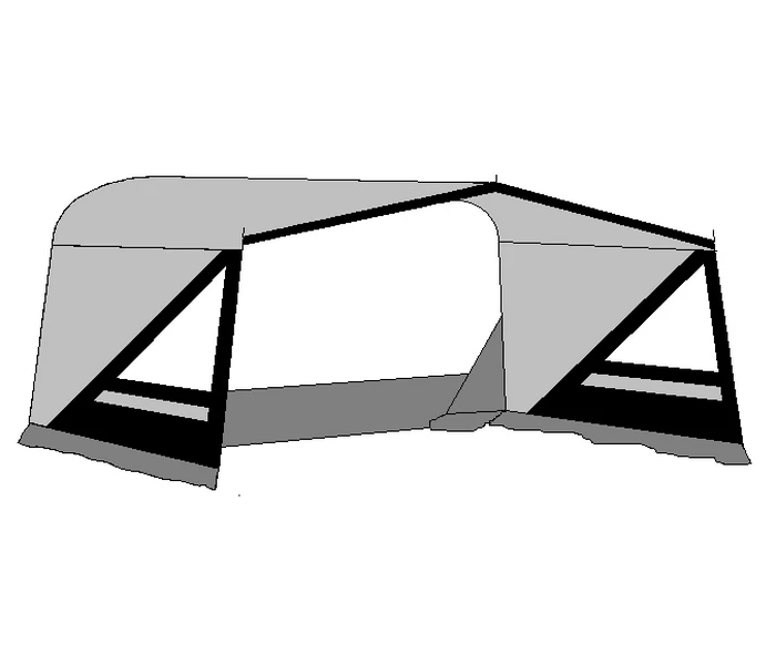 Te Velde Luifel Tarik 220 Cm Antraciet 3 Te Velde Luifel Tarik 220 Cm Antraciet