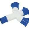 Haba Cee 3-way Splitter -Tuin Hart Boutique verlengkabels stekkers accessoires caravan camping cee 3 weg stekker 46010206